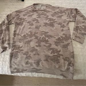 Athleta sweatshirt, camo print